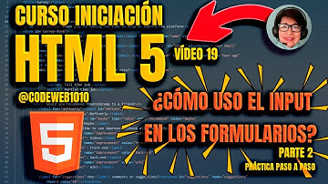 🌟📢🚀CURSO HTML#19  GRATIS💰💰 ¡Nuevos🛠🛒 secretos de los Inputs en Formularios en HTML¡ 📢🚀😎💎 #inputtype