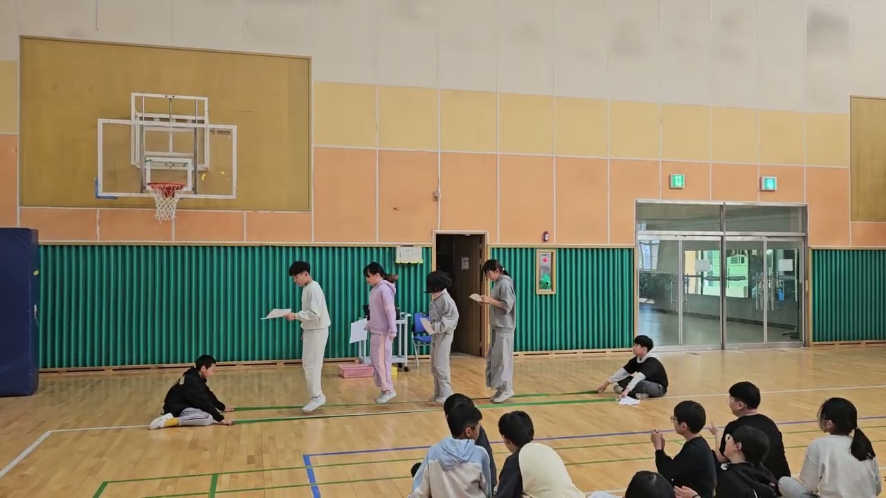 양덕초 체육시간 대나무줄넘기