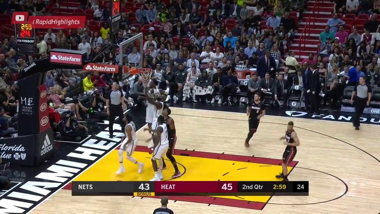 Brooklyn Nets vs Miami Heat Full Game Highlights March 31, 2018 NBA