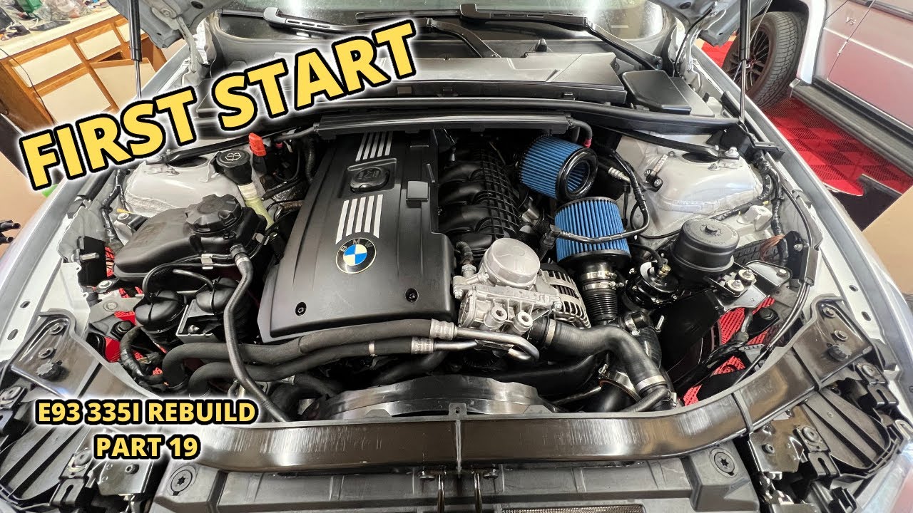 New N54 First Start - BMW E93 335i Build Part 19 - YouTube