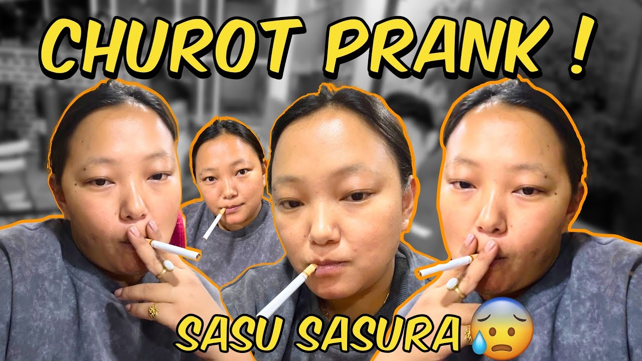 CHUROT PRANK ON SASU SASURA !!! SORRY !!! RK MA NEW YEAR BABAL !!!