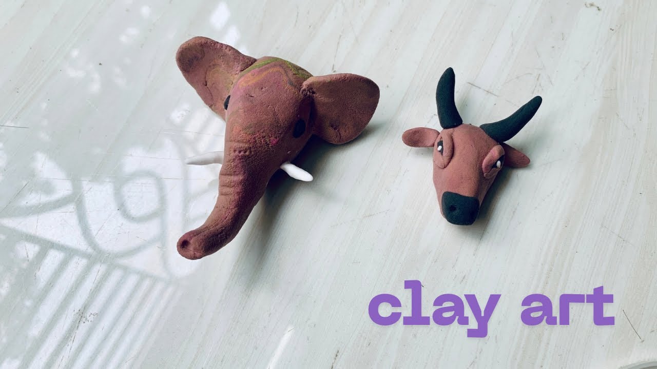 How to make a cow head/ How to make Elephant head/easy animal head