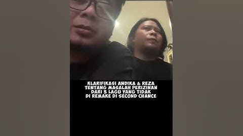 Klarifikasi Andika ex Peterpan & Reza ex NOAH soal Lagu yang tidak masuk di Album Second Chance NOAH