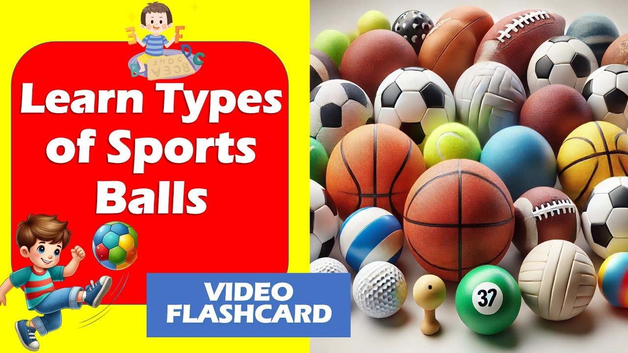 Types of Sports Ball | Sports Ball Vocabulary | Types Of Balls| Ball names 