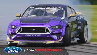 Chelsea DeNofa Drifts His Mustang RTR Spec 5-D 154.66mph | Ford Performance