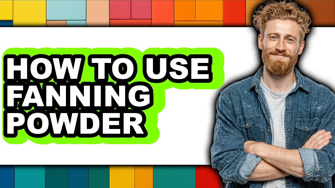 Panning Powder How to Use Fanning Powder (only Way) - YouTube