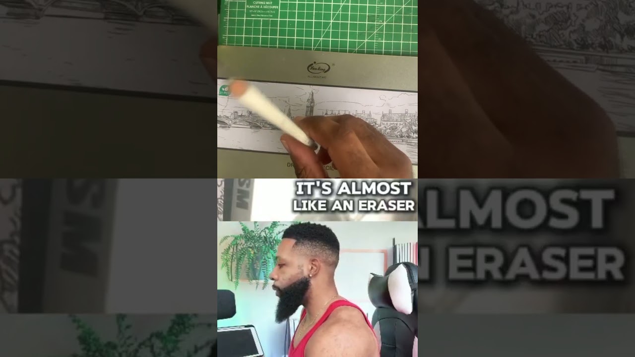 This Pen ERASES Drawings! Mind-Blowing Art Tool! #shorts