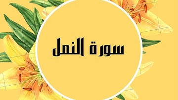 سورة النمل كاملة للقارئ الشيخ صلاح البدير  بصوت جميل و رائع و بدقة عالية ... توقف وارح قلبك