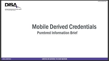 Assured Identity - Mobile Derived Credentials
