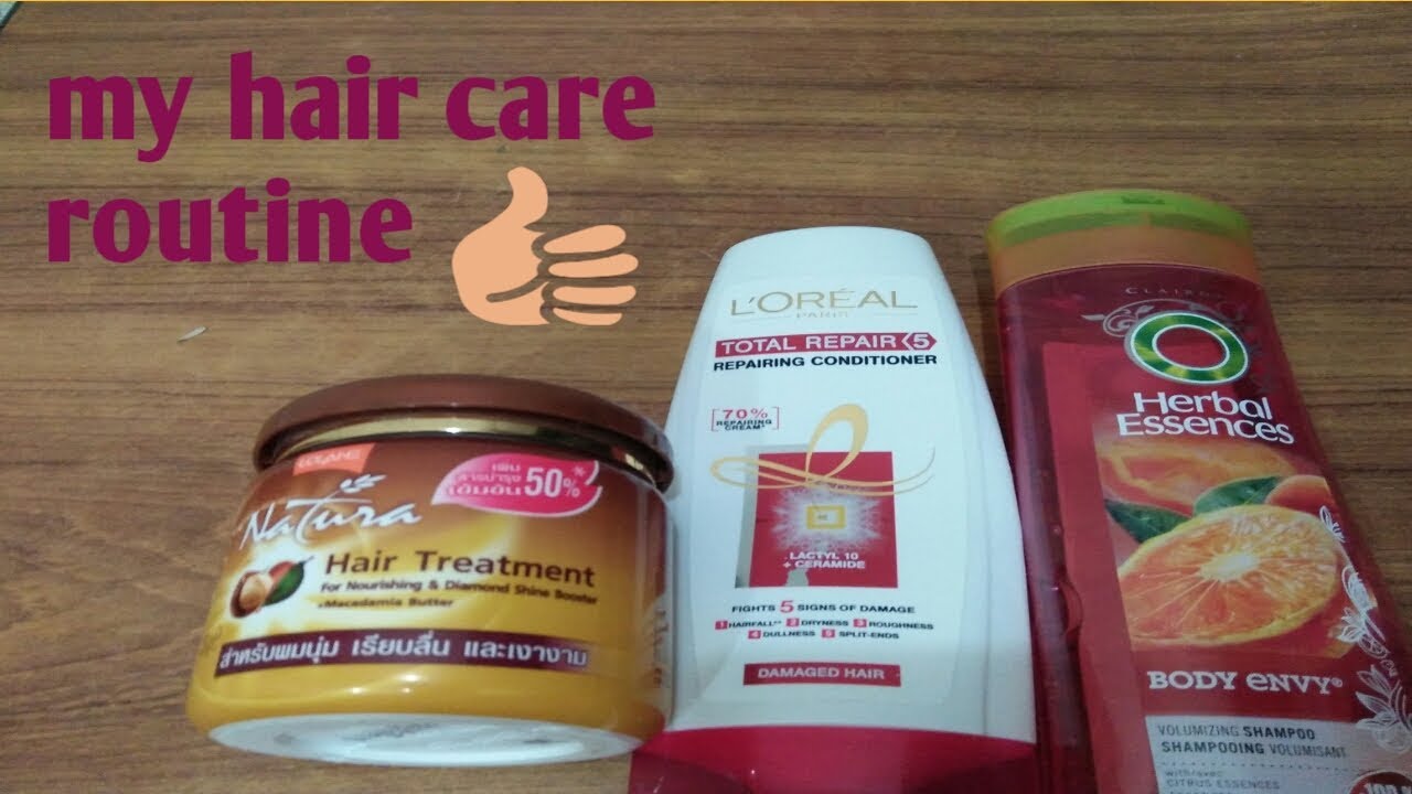 MY CURRENT HAIR CARE ROUTINE 2018 for dry hair \\best 3 products for