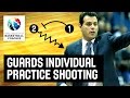 Guards individual practice shooting workout - Dimitris Itoudis - Basketball Fundamentals