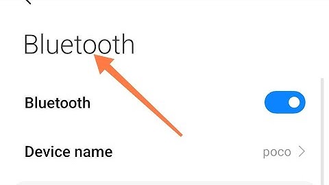 Bluetooth setting Poco X3 ,Poco X3 me Bluetooth device name check kaise kare