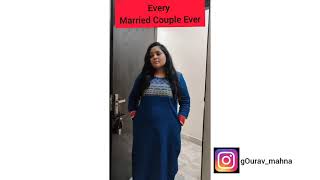 Every Marrried Couple Ever Ft. Gourav & Tarika | Comedy Shorts | Gourika