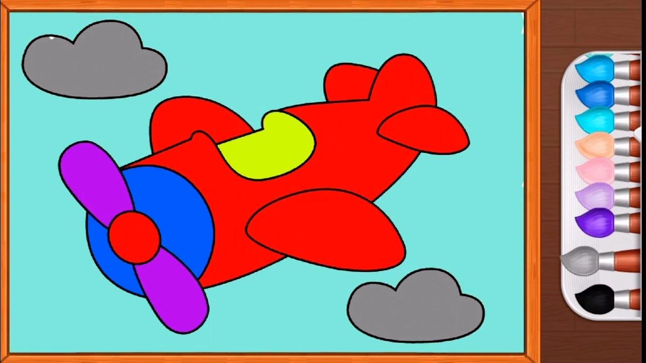 Coloring Private Plane Art zone Painting Let's Learn How to for