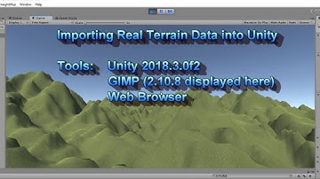Importing Real Terrain Data into Unity 2018.3.0f2