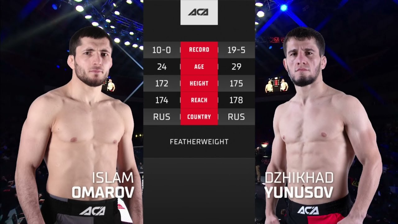 ACA 134: Ислам Омаров vs. Джихад Юнусов | Islam Omarov vs. Dzhihad Yunusov
