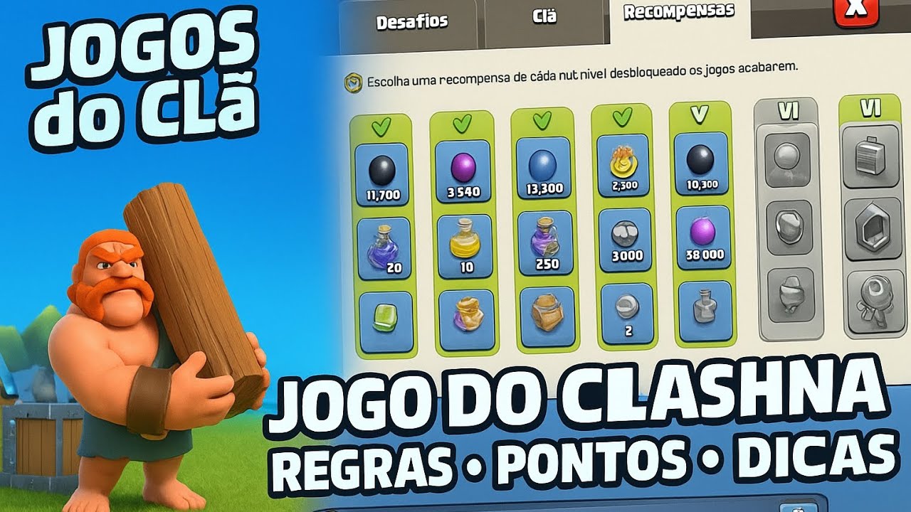 🔥 Jogos do Clã no Clash of Clans | Como Funciona, Regras e Dicas para Pontuar Mais! 🛡️🏆