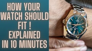 HOW SHOULD YOU SIZE YOUR WATCH ? THE PERFECT FIT IN 10 MINUTES !