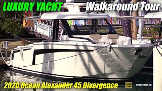 2020 Ocean Alexander 45 Divergence Motor Yacht - Walkaround Tour - 2020 Miami Boat Show