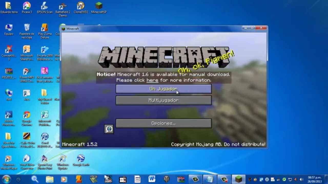 Minecraft In 2013 TUTORIAL MINECRAFT 2013 - YouTube