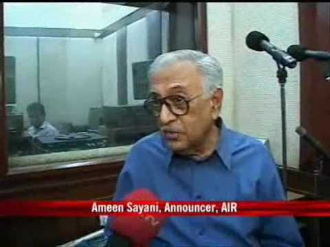 All India Radio's host Ameen Sayani has been conferred with the Padma Shri.