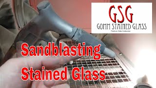 How We Set Up A System To Sandblast Glass V317