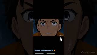 air generate video prompt and AI link 🖇️