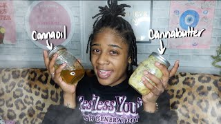 st0ner makes cannabutter and cannaoil for the first time| How to make cannabutter and cannaoil EASY