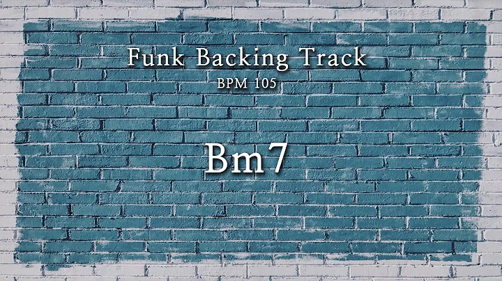 [Backing Track] Bm7 (B minor) / Funk / bpm 105 (For Guitar)