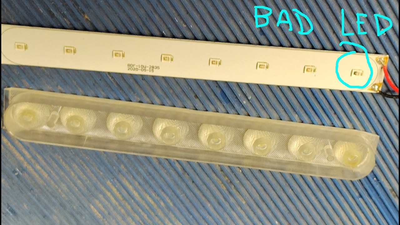 Led Problems Blacklight problems - LED's went bad - YouTube