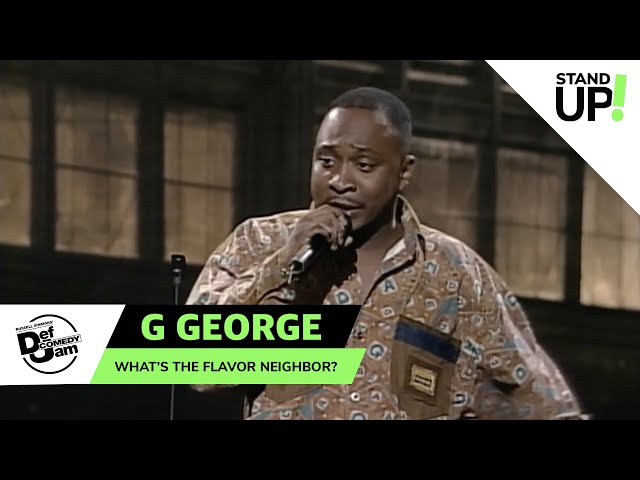 G. George Has The Gift of Gab | Def Comedy Jam | LOL StandUp! class=