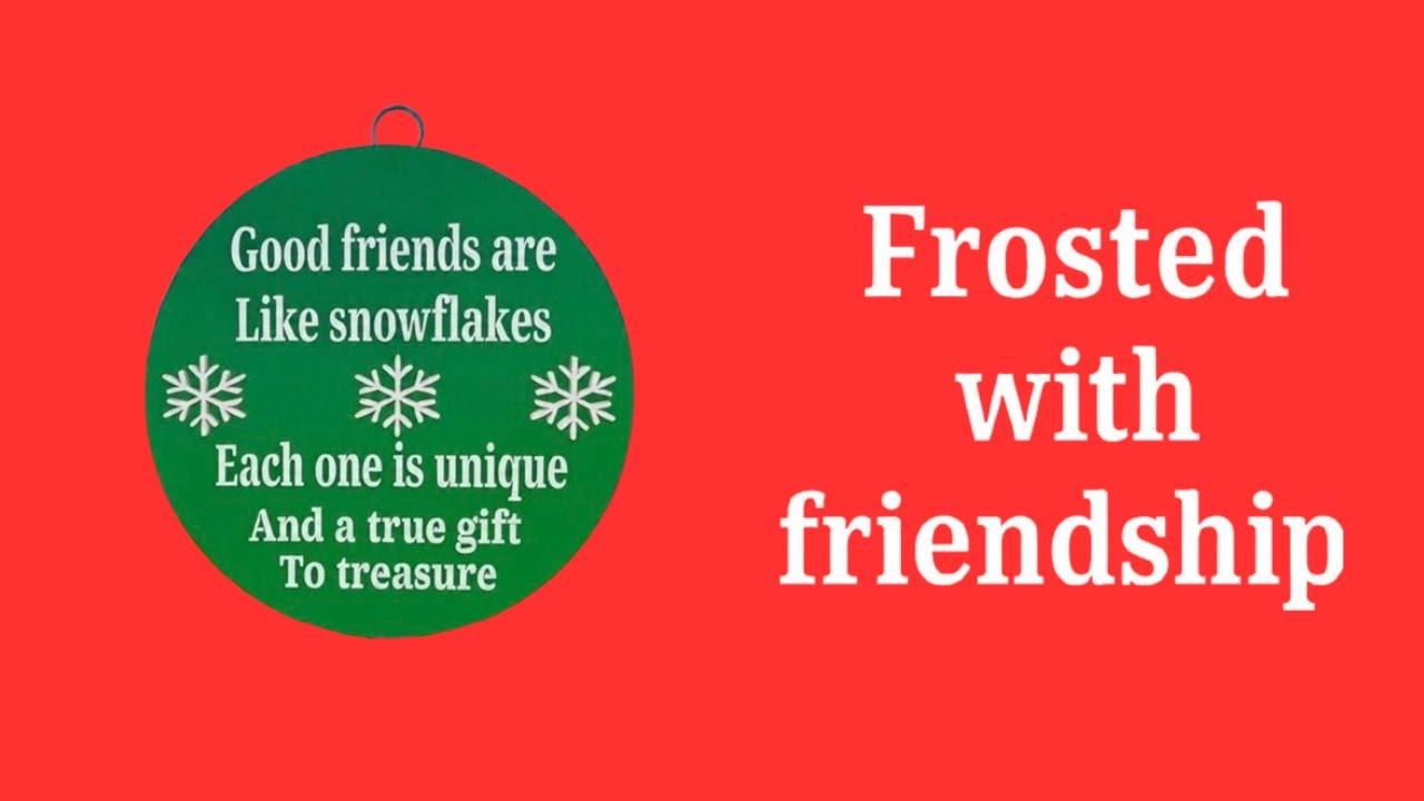 Friendship in Frost: A Snowflake Ornament Celebration