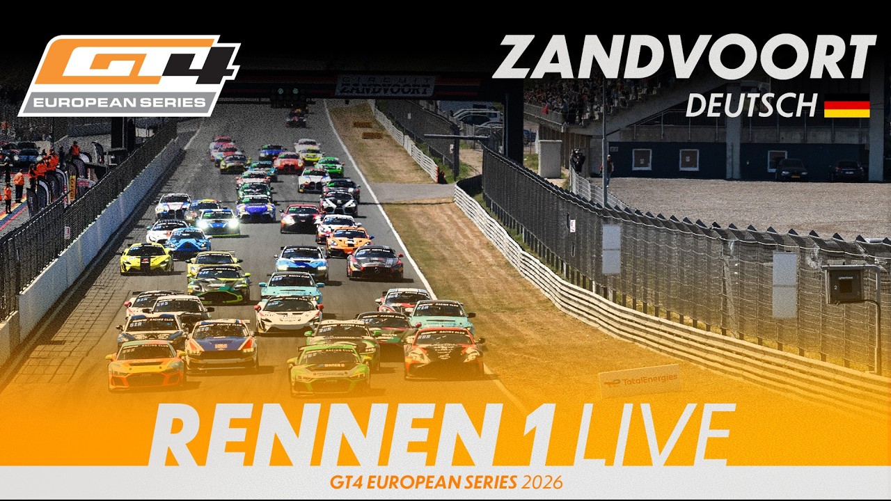 LIVE I Rennen 1 I Zandvoort I GT4 European Series 2026 (Deutsch)