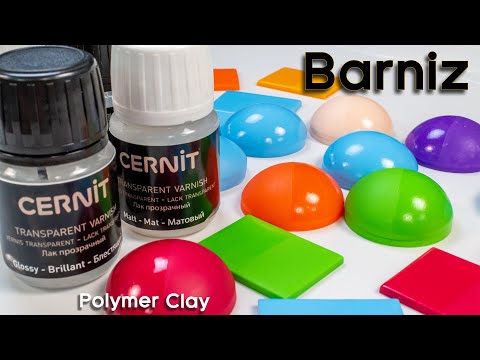 How to apply Cernit varnish? - Tutorial on polymer clay [Sub]