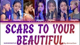 BABYMONSTER- 'Scars To Your Beautiful' (Song Cover LYRICS)