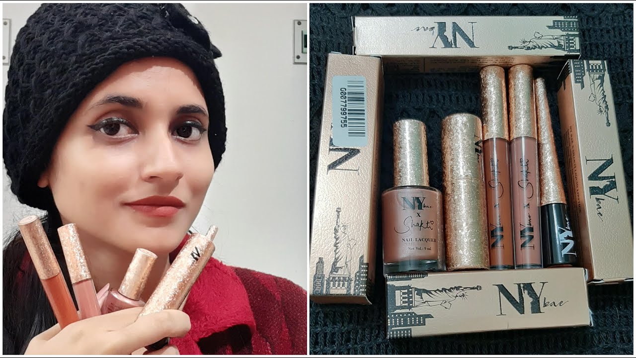 *NEW* NY BAE X BY SAKTI | LIPSTICKS, EYELINER, NAIL PAINTS | FIRST IMPRESSION OF ALL PRODUCTS