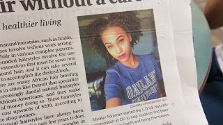 Vlog #12: College Senior Year | Im In The Newspaper! screenshot 2