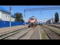 ЭП20-034 с поездом Москва - Адлер, станция Россошь