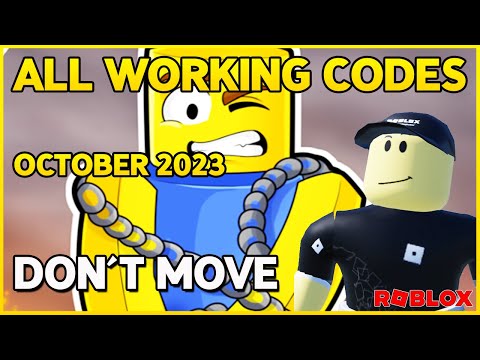 Roblox: Don't Move Codes (November 2023)