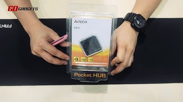 UNBOXING | A4tech 4 Port HUB 56 Pocket Hub Black USB 2.0 | GO GADGETS PH