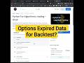 These 3 Brokers Give Expired Options Data 🔥