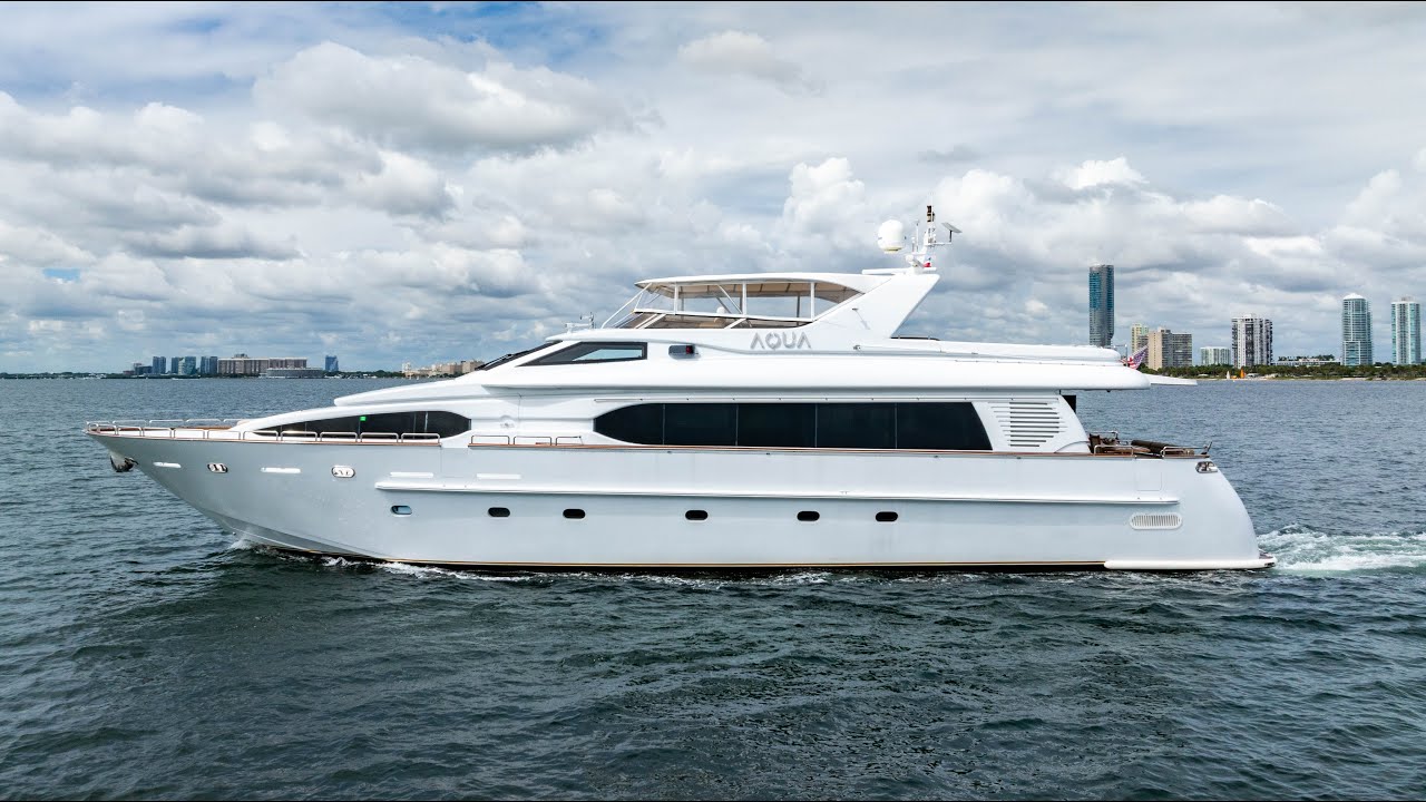 AQUA, 94' 2000 Destiny Flybridge MY - Available for Sale with Lease Option!