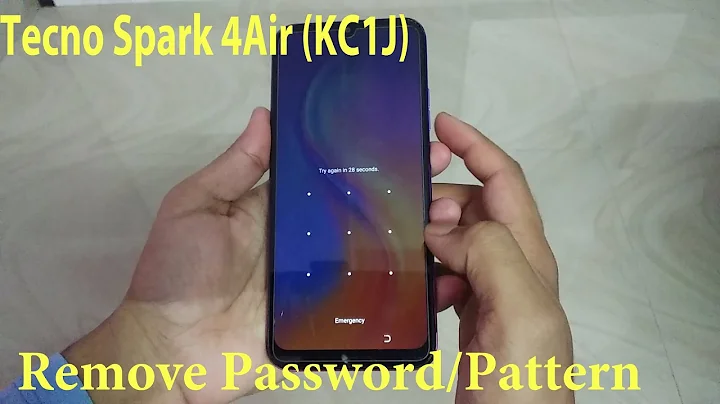 How to Hard reset Tecno Spark 4Air(KC1J) || Remove pattern/ password lock