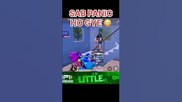 Sab Panic Ho Gye #bgmi #pubgmobile #shorts