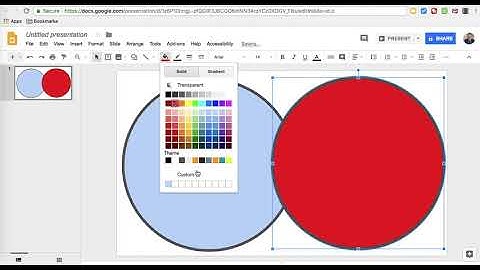 Create a Venn Diagram in Google Slides