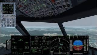[X-plane11 Toliss A321 Procedure] RKPK VOR A 18R approach (Circling approach)