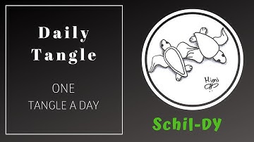 Daily Tangle - Schil-DY   |How to draw...|