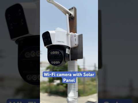 Trueview Solar Panel with Thinkwill Wi-Fi Camera #solarcamera #solar #wificam #wificamera #cctv