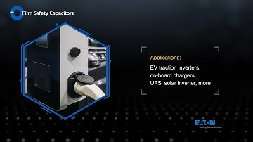 Film safety capacitors from Eaton