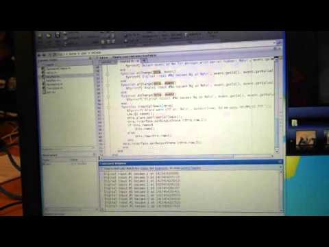 displaying row and column vector after execution of keys using Matlab